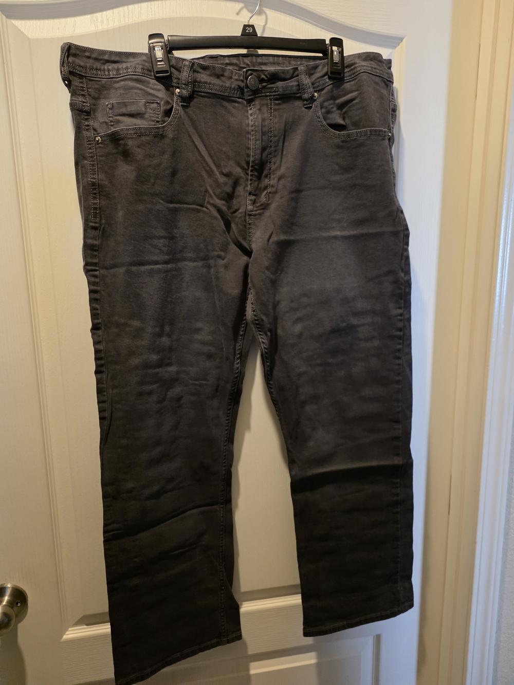 Buffalo David Bitton Men's Dark Gray Straight Jeans
